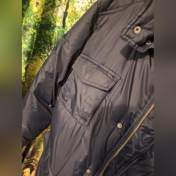 Navyblue four pocket GAP puffy jacket - Picture 4 of 9